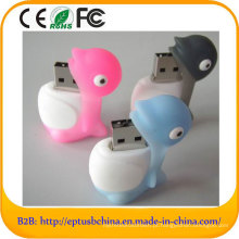 Disco de silicone usb pato design forma do cliente (eg637)